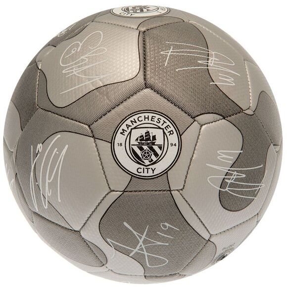 Manchester City FC Signature Soccer Ball / Silver - Picture 2 of 3